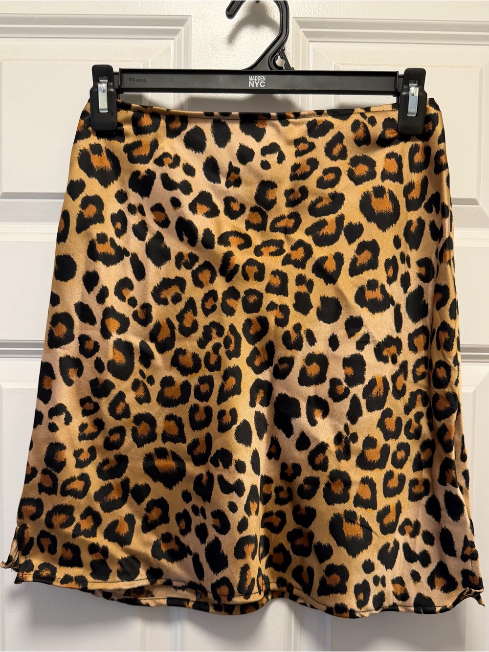 Leopard Print Mini Skirt